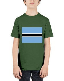Botswana 482# - world flags - Youth Tee Unisex