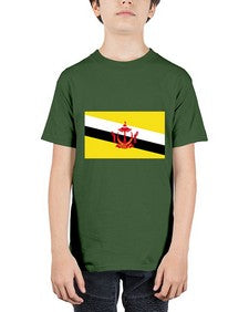 Brunei 503# - world flags - Youth Tee Unisex