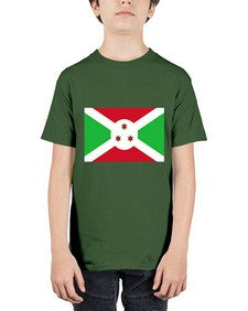 Burundi 523# - world flags - Youth Tee Unisex