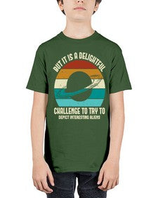 But it is a delightful challenge to try 37# - ufo - Youth Tee Unisex