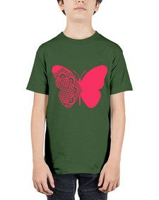 ButterflyMandala 292# - mandala - Youth Tee Unisex