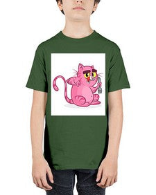 Cat 71# - cartoon animals - Youth Tee Unisex