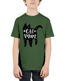 Cat Mom Style 86# - cats - Youth Tee Unisex