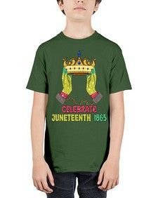 Celebrate Juneteenth 1865 Crown Designs 2# - black juneteenth - Youth Tee Unisex