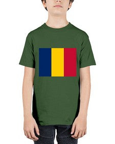 Chad 552# - world flags - Youth Tee Unisex