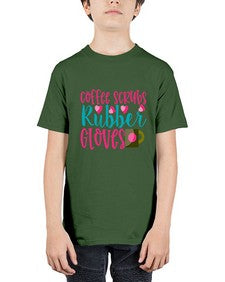 Coffee Scrubs Rubber Gloves Style 668# - nurse - Youth Tee Unisex