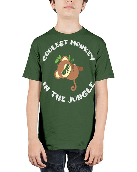 Collest Monkey in the Jungle 3# - monkey - Youth Tee Unisex