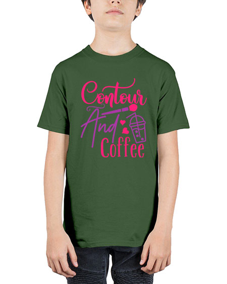 Contour And Coffee Style 243# - beauty - fashion - Youth Tee Unisex