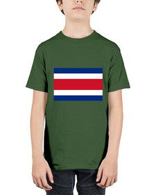 Costa Rica 630# - world flags - Youth Tee Unisex