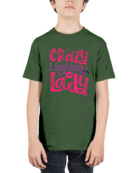 Crazy Lipstick Lady Style 241# - beauty - fashion - Youth Tee Unisex