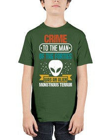 Crime to the man of the forties was an alien 48# - ufo - Youth Tee Unisex
