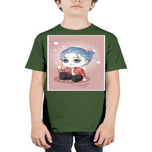 Cute little boy silver hair 78# - anime - Youth Tee Unisex