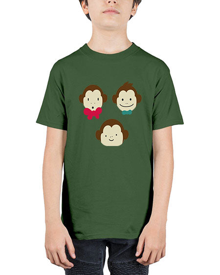 Cute_little_monkeys_5425 - monkey - Youth Tee Unisex