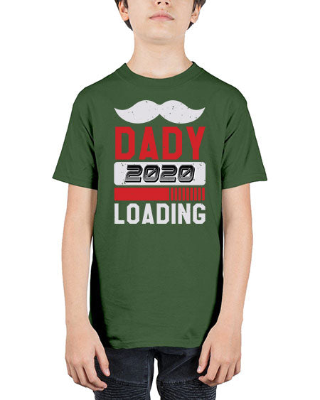 Dady Loading Style 70# - baby shower - Youth Tee Unisex
