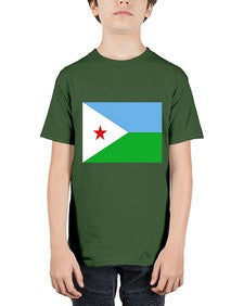 Djibouti 670# - world flags - Youth Tee Unisex