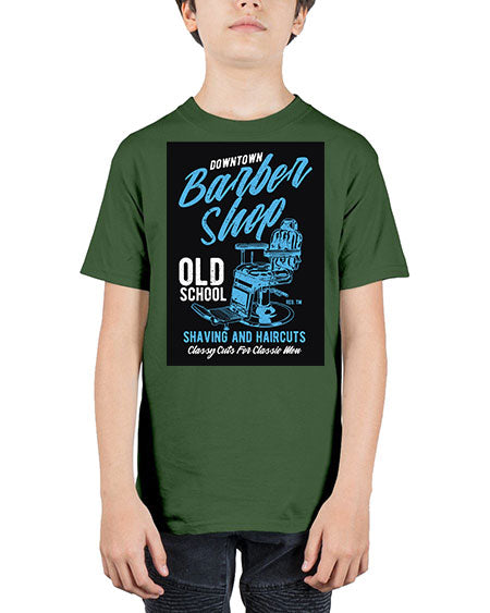 Downtown Barbershop CS729# - barber - Youth Tee Unisex