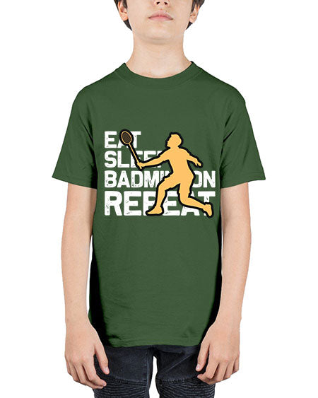 Eat 1286# - badminton - Youth Tee Unisex