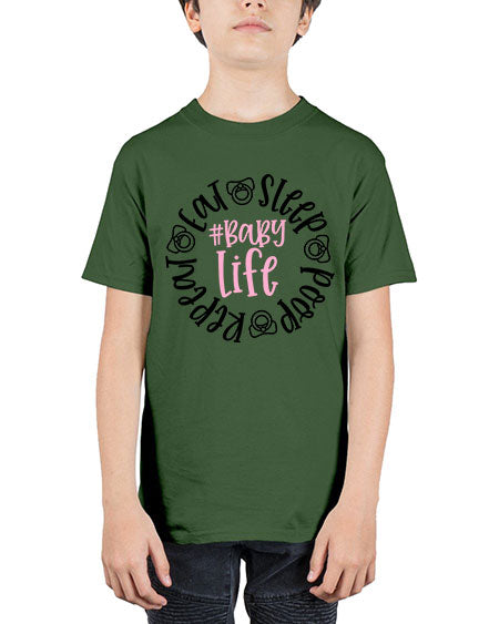 Eat Sleep Poop Repeat BabyLife Style 306# - baby - Youth Tee Unisex