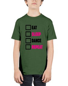 Eat sleep dance repeat 120# - ballet - Youth Tee Unisex