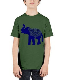 ElephantMandala 414# - mandala - Youth Tee Unisex