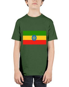 Ethiopia 715# - world flags - Youth Tee Unisex