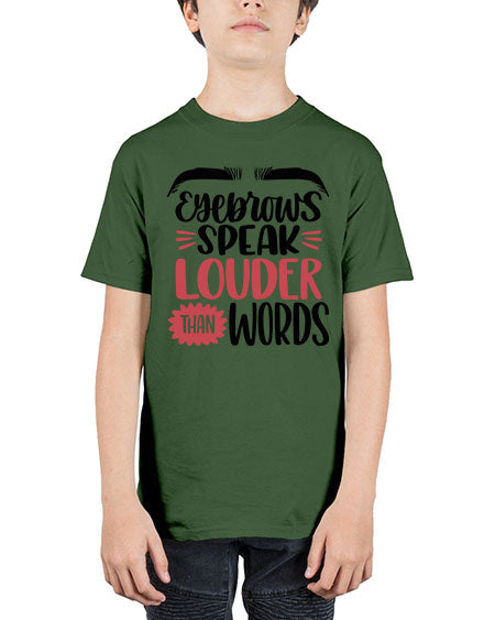 Eyebrows Speak Louder Than Words Style 103# - beauty - fashion - Youth Tee Unisex