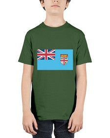 Fiji 721# - world flags - Youth Tee Unisex