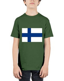 Finland 722# - world flags - Youth Tee Unisex