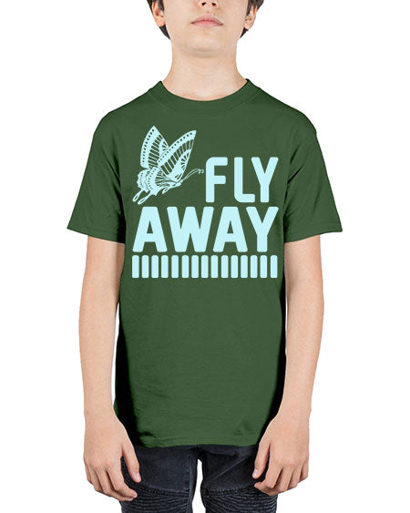 Fly away butterfly - butterfly - Youth Tee Unisex