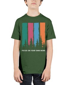 Focus on Your Own Work 14# - internet - Youth Tee Unisex