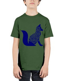 FoxMandalaUpdated 463# - mandala - Youth Tee Unisex