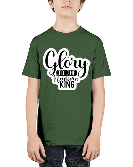 Glory To The Newborn King 320# - baby - Youth Tee Unisex