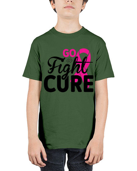 Go Fight Cure 23# - breast cancer - Youth Tee Unisex