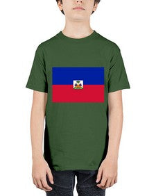 Haiti 802# - world flags - Youth Tee Unisex