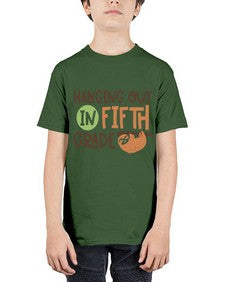 Hanging Out in Fifth 232# - fifth grade - Youth Tee Unisex