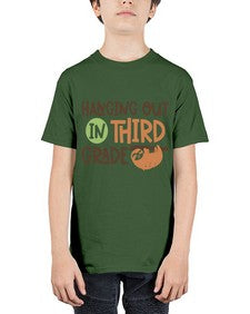 Hanging Out in Third 236# - third grade - Youth Tee Unisex