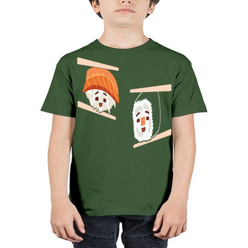 Happy Sushi Anime Kawaii Set Anime 232# - anime - Youth Tee Unisex
