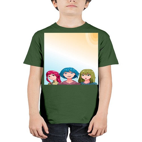 Happy three friend 20# - anime - Youth Tee Unisex