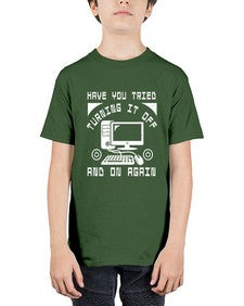 Have you tried turning it off and on again 45# - computer - Youth Tee Unisex