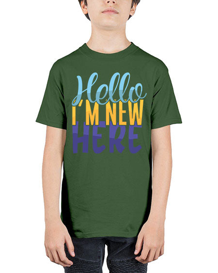 Hello Im New Here Style 87# - baby - Youth Tee Unisex