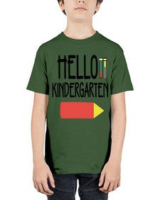 Hello Kindergarten 299# - kindergarten - Youth Tee Unisex