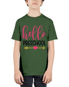 Hello Preschool 318# - prek headstart - Youth Tee Unisex