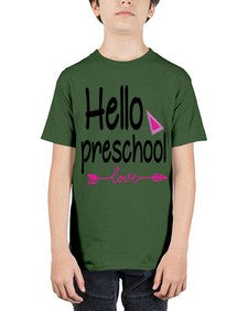 Hello preschool 317# - prek headstart - Youth Tee Unisex