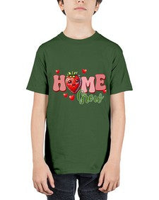 Home Grown Groovy Strawberry 1054# - strawberry - Youth Tee Unisex