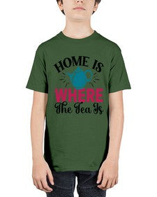 Home Is Where The Tea Is 1056# - tea - Youth Tee Unisex