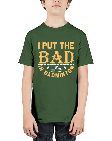 I 1056# - badminton - Youth Tee Unisex