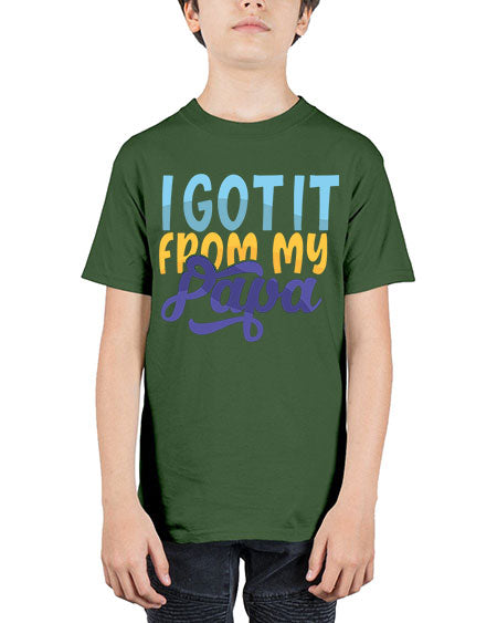 I Got It From My Papa Style 98# - baby - Youth Tee Unisex