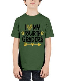 I Love My Fourth 366# - fourth grade - Youth Tee Unisex