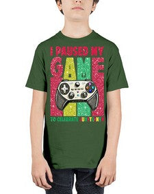 I Paused My Game To Celebrate Juneteeth 1# - black juneteenth - Youth Tee Unisex