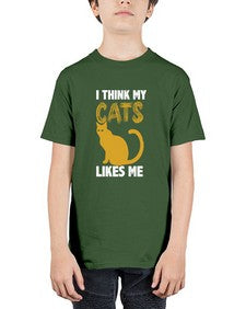 I Think My Cats - cats - Youth Tee Unisex